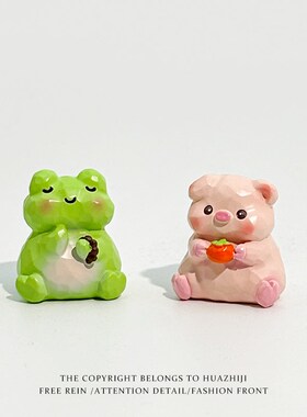 【佛系小动物】迷你情绪稳定神器工位小摆件电脑显示屏中控台装饰