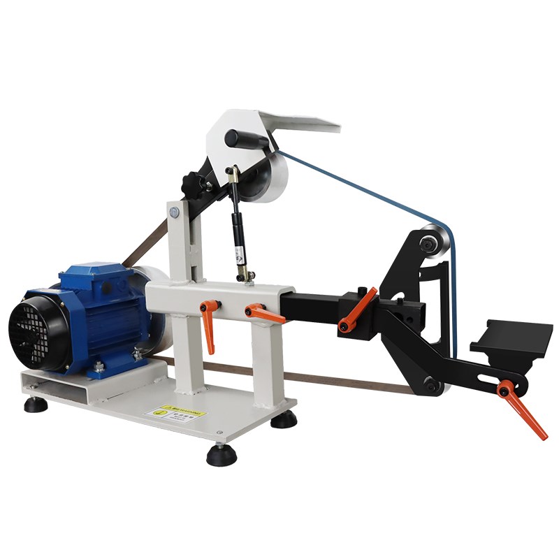 工业级砂带机立卧两用砂光打磨机去毛刺不锈钢拉丝木工DIY磨刀机 - 图3