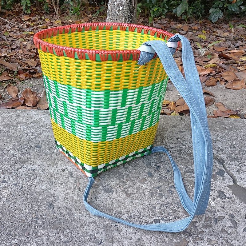 大背篓塑料买菜家用仿竹编背篼收纳背筐手工藤编采摘背篮子背箩筐,淘宝优惠券,粉丝福利购,淘宝优惠卷