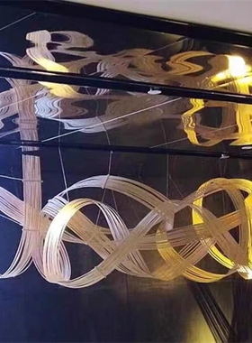 手工竹排竹编竹片篾条竹艺造型造景吊顶装置婚庆展厅装饰创意设计