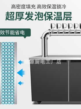 风冷精酿啤酒机扎啤机生啤机鲜啤机商用一体售酒打酒机设备全自动