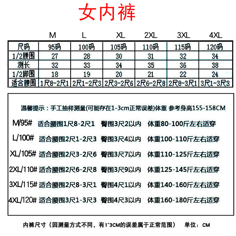 本命年大红色纯棉内裤女士男士中老年人妈妈宽松全棉高腰三角短裤 - 图0