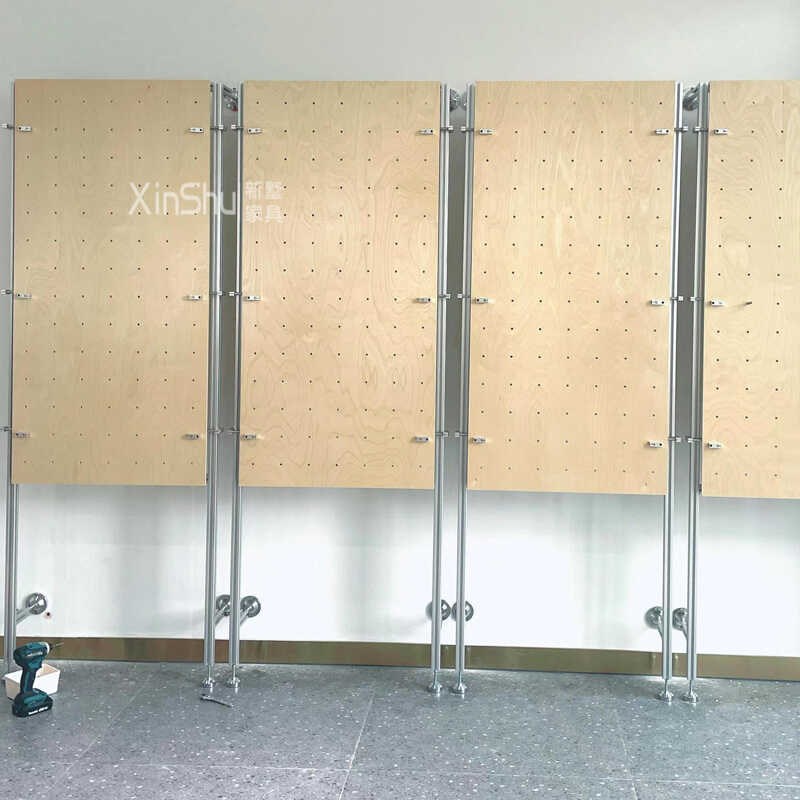 Wall-mounted marine board storage rack decorative background board profile hole board display display rack commercial jewelry tool table
