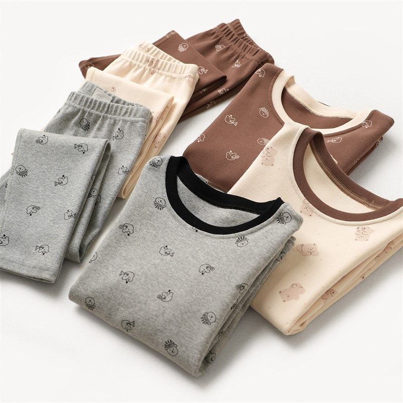 A类 可开裆 儿童纯棉内衣套装 男女童秋衣秋裤小中大童秋冬款童装,淘宝优惠券,粉丝福利购,淘宝优惠卷