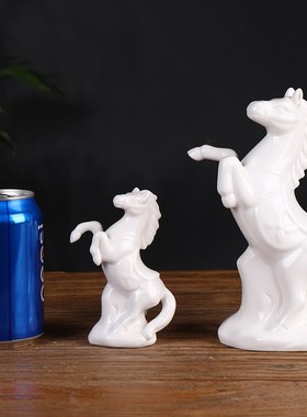 十二生肖鼠牛虎兔龙蛇马羊猴鸡狗猪陶瓷小摆件工艺品电视柜装饰品