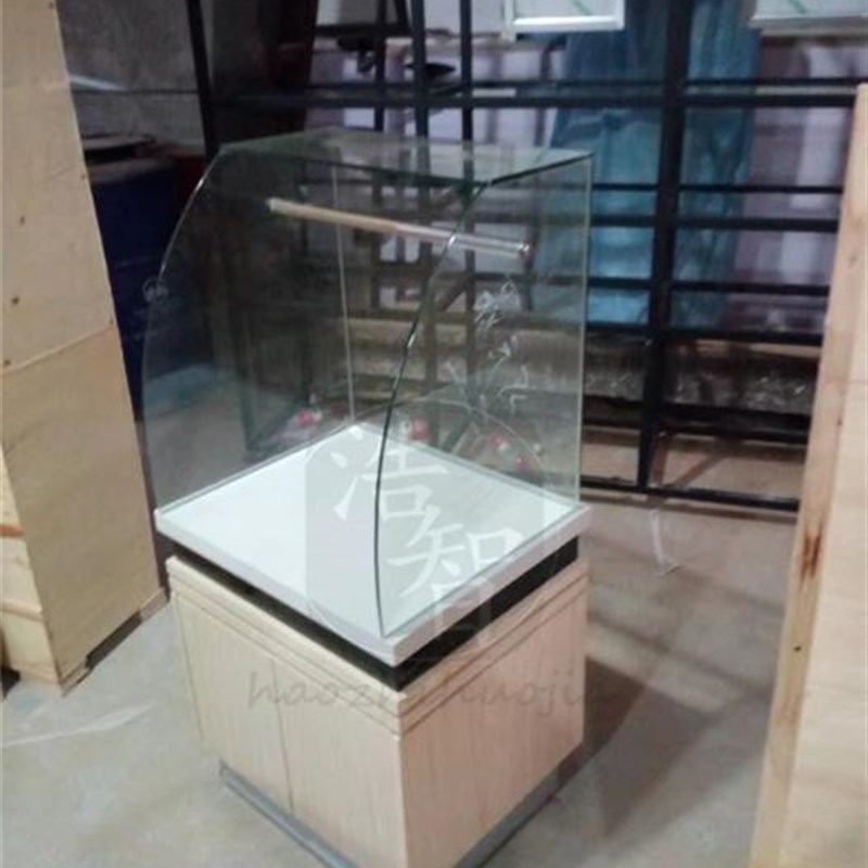 叉盘柜展示柜面包店货架展示架叉子盘子展示架面包叉盘柜餐盘展柜 - 图1