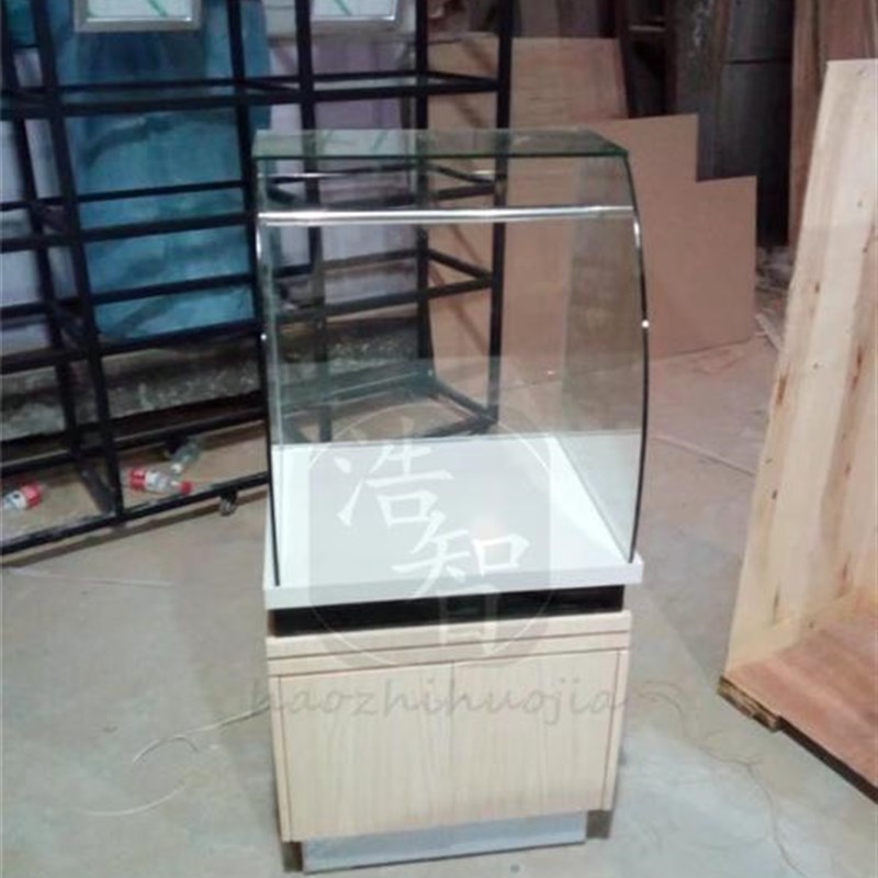 叉盘柜展示柜面包店货架展示架叉子盘子展示架面包叉盘柜餐盘展柜 - 图0