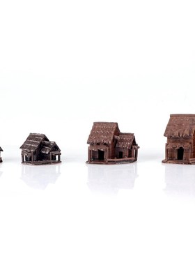 陶瓷房子楼小屋子鱼缸摆件水族用品水族箱装饰品盆景diy布景造景