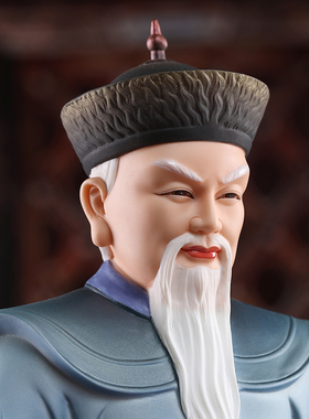 戴玉堂四大家族胡三太爷黄三太爷常家太爷蟒家太奶像神像陶瓷摆件