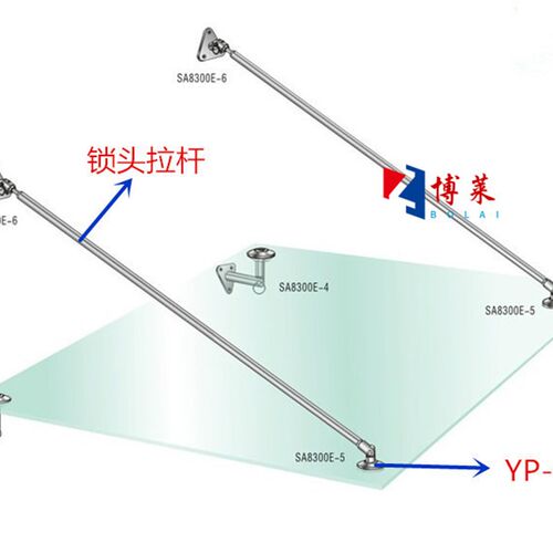 304不锈钢拉杆 M20实心不锈钢拉杆 钢结构玻璃雨棚斜拉杆 - 图0