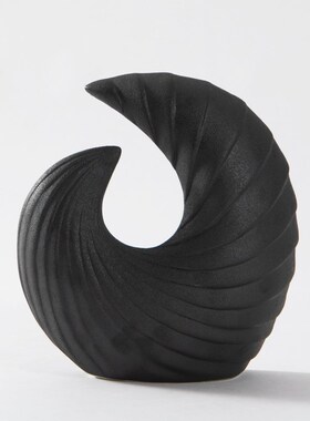 现代简约凤尾陶瓷摆件客厅电视柜B样板房酒柜北欧摆设轻奢软装饰