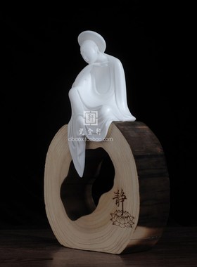 佛人物德化白瓷创意禅家居房间装饰品摆设客厅酒柜摆件摆饰工艺品