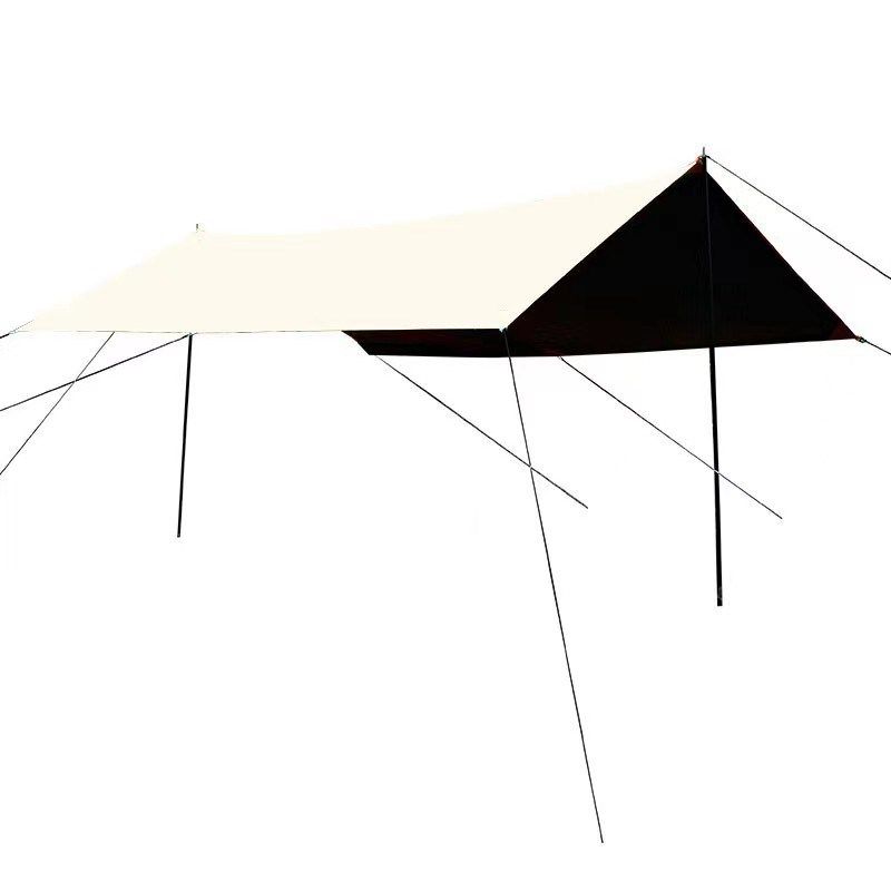 天幕帐篷户外黑胶天幕遮阳棚野营布便携防雨伞超轻加厚式防晒涂层,淘宝优惠券,粉丝福利购,淘宝优惠卷