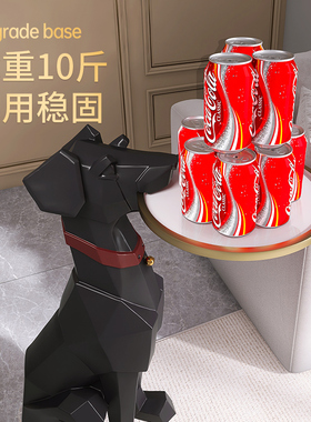 创意大型落地狗摆件轻奢客厅沙发旁乔迁新居礼品迎宾家居软装饰品