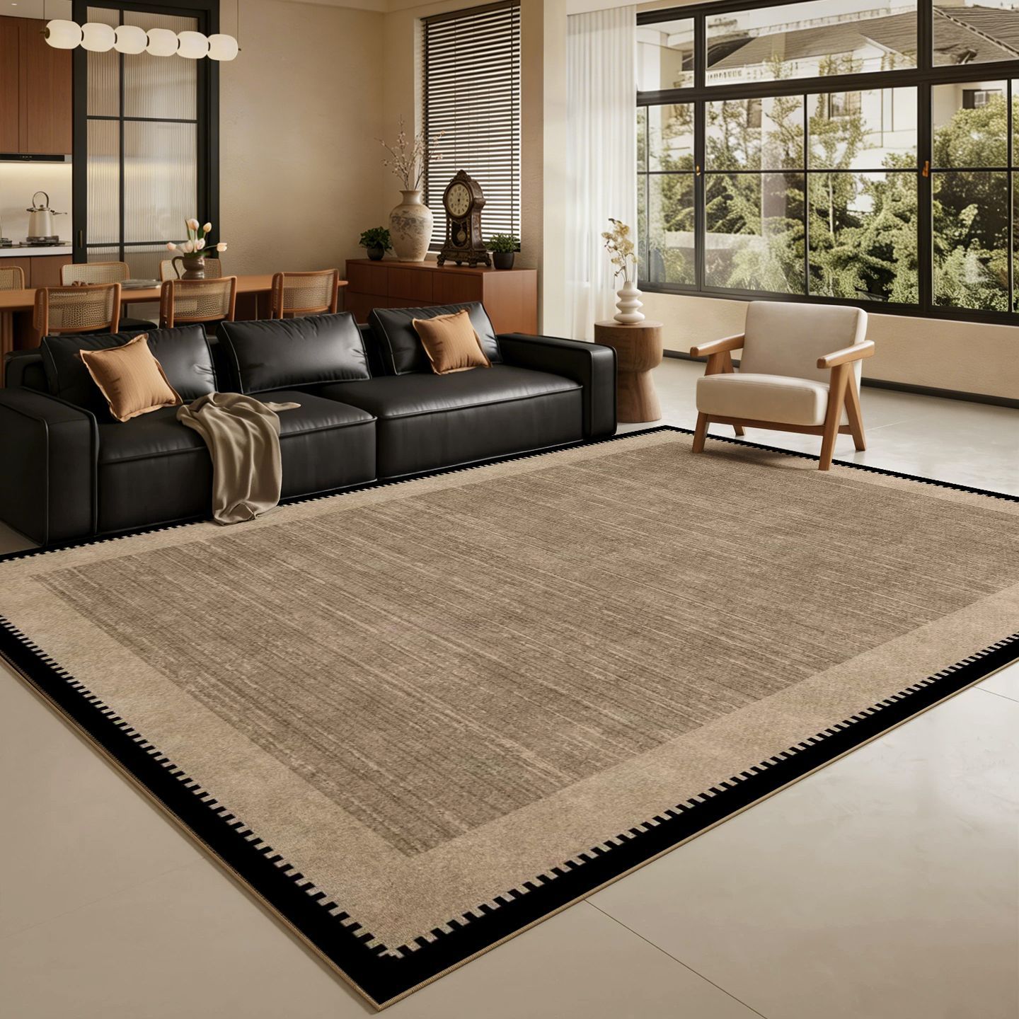 High-end imitation cashmere living room and home carpets are waterproof and stain-resistant