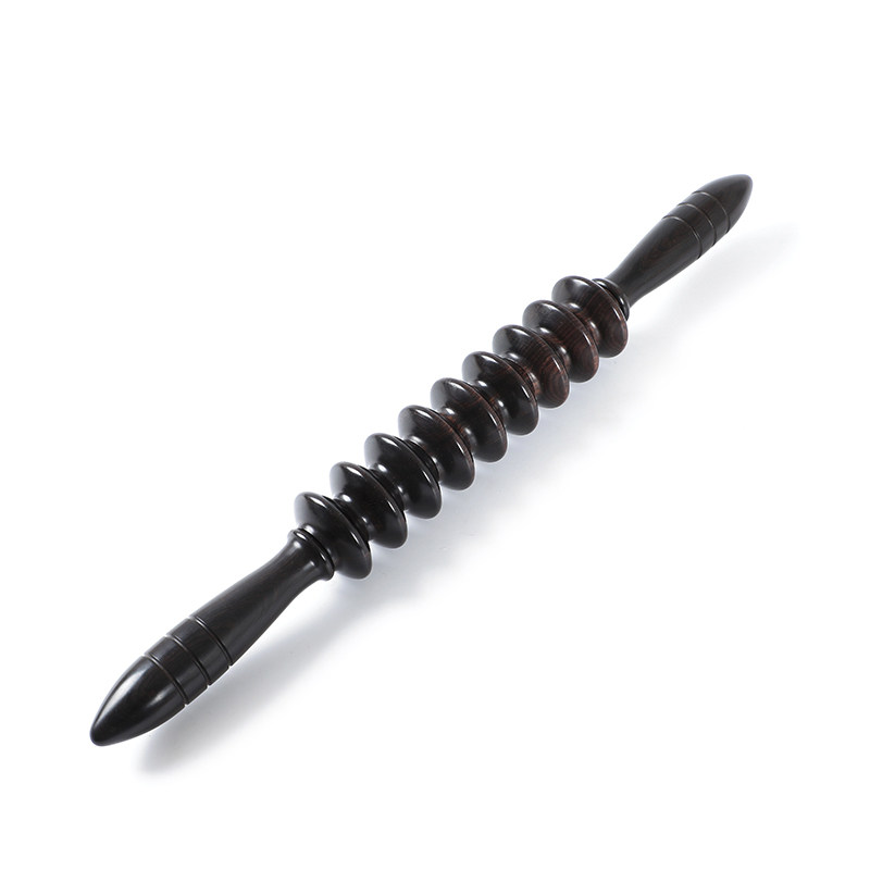 紫光檀木瑜伽健身轮棒背部按摩轮腰部经络保健滚轮健身按压轮,淘宝优惠券,粉丝福利购,淘宝优惠卷