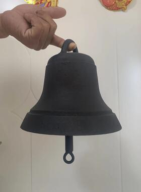 班钟铁制钟铸铁手钟旧钟学校钟覆古怀旧影视道具农村生产队