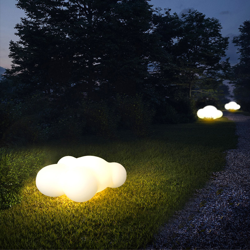 户外防水庭院灯别墅景观灯花园布置灯创意充电云朵灯氛围草坪灯,淘宝优惠券,粉丝福利购,淘宝优惠卷