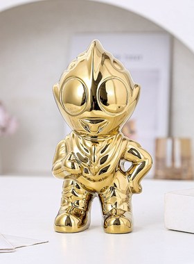 网红小公仔摆件手办陶瓷儿童新款创意礼物客厅电视柜房间桌面装饰