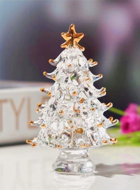 圣诞树饰品迷你少女心房间办公室可爱装饰品摆件送小朋友创意礼物