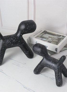 气球狗斑点狗创意家居设计师客厅抽象装饰品卧室儿童房小摆设