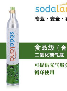 适配气泡水食品级二氧化碳气瓶空瓶充气