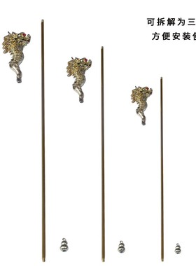 龙王拐王母娘娘土地公婆黑老合金法器新古典纯手工制