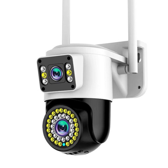 Watchable dual-screen 5G traffic camera waterproof outdoor wireless wifi mobile phone yoosee monitoring available in Taiwan