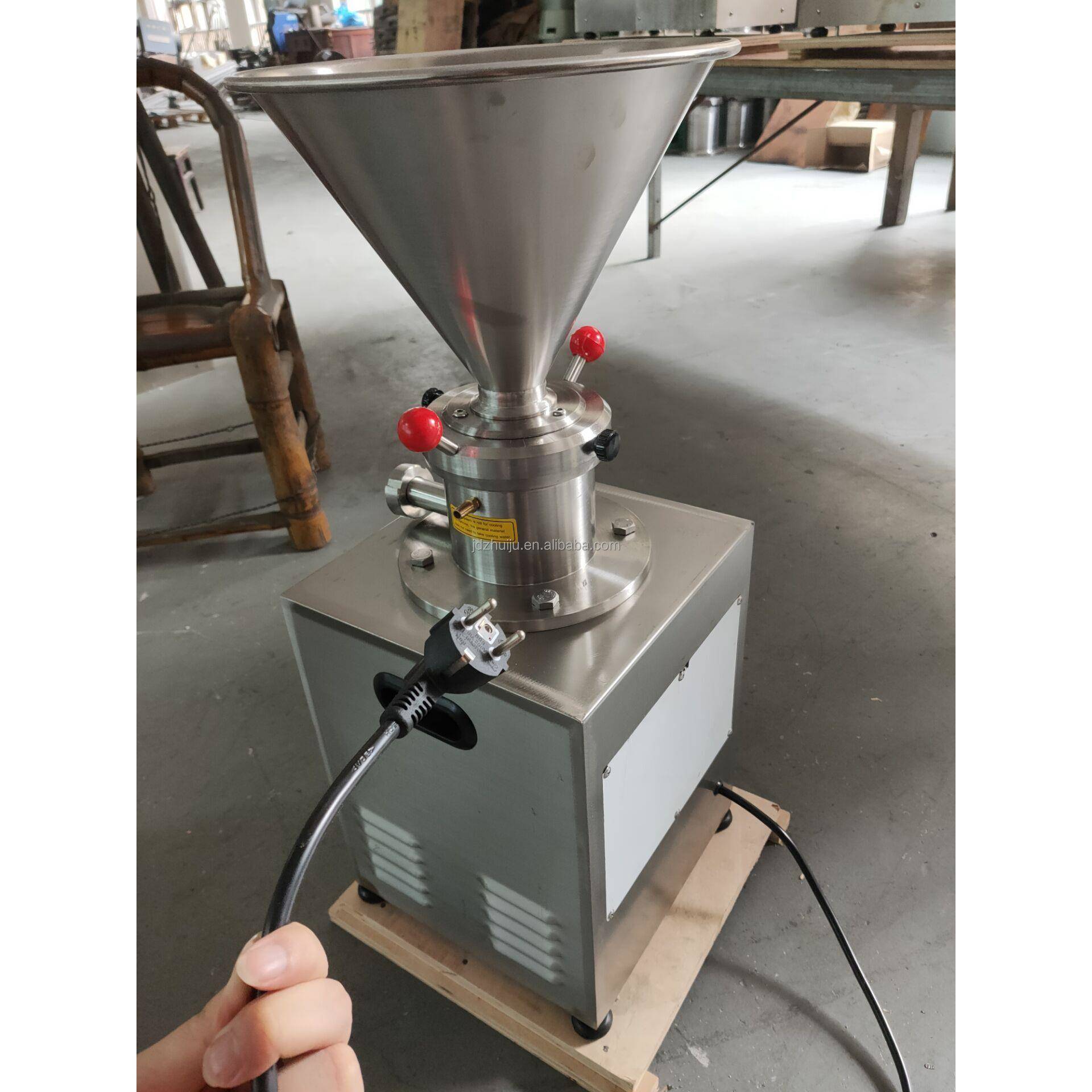 食卫生级全不锈钢胶体椒磨 辣品HJ-MJC-6酱果酱研可磨机 芝麻酱花 - 图2