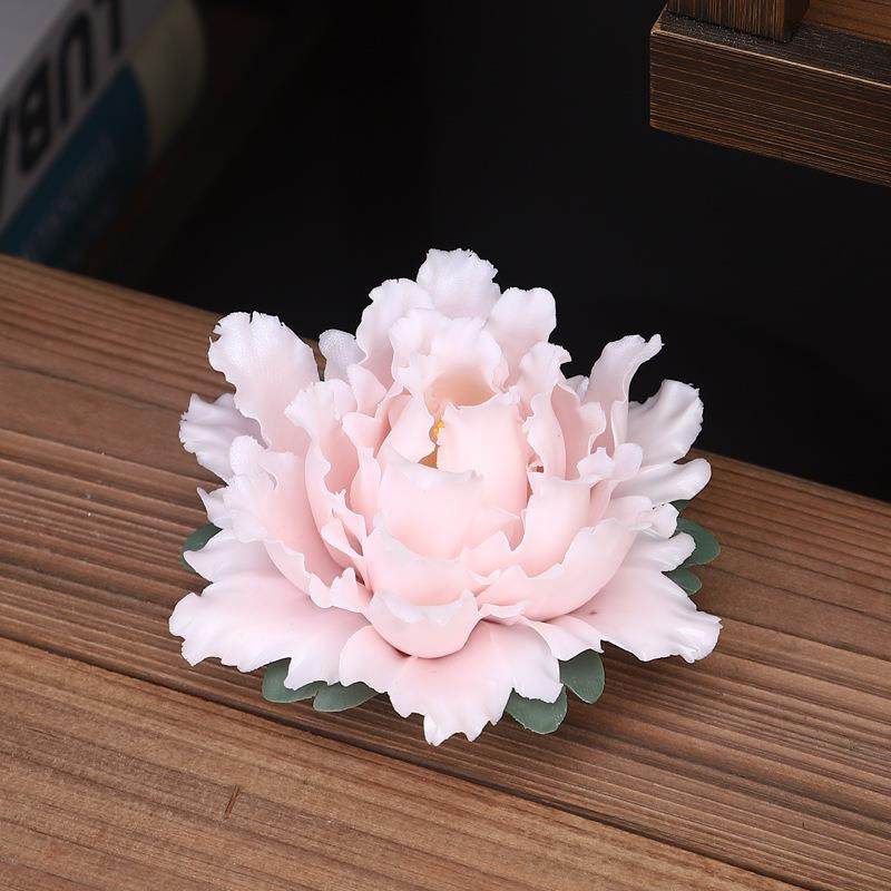 精致国色天香陶瓷手工牡丹花桌面摆件扩香气摆件家居客厅装饰摆件,淘宝优惠券,粉丝福利购,淘宝优惠卷