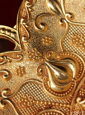 古玩旧藏西藏收地宫藏银鎏金树叶盘子装饰收藏古董老货