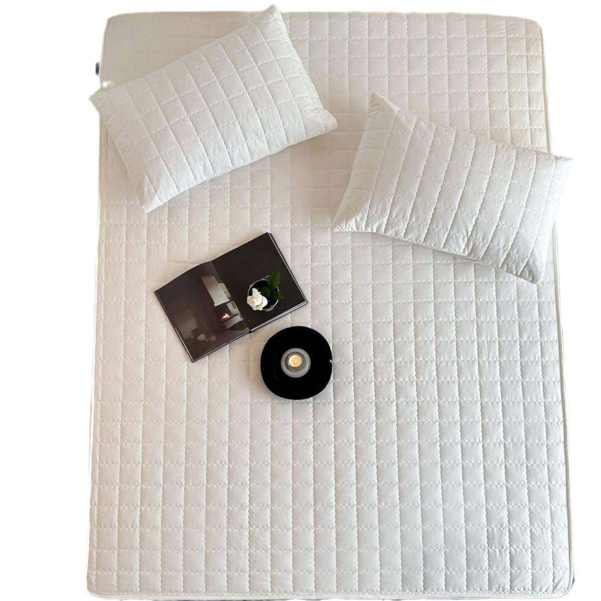 全棉防水隔尿床笠保护垫夹棉透气可水洗单件床笠简约1.8m床品家用,淘宝优惠券,粉丝福利购,淘宝优惠卷