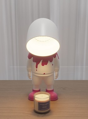 奇融蜡台灯香氛香薰客厅灯床头灯爱送礼饰品雕塑抽象