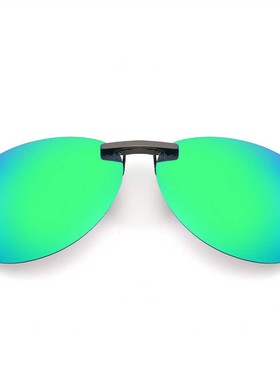 时尚近视太阳镜夹式偏光女性超轻隐形蟾蜍镜夹式太阳镜男士专用驾