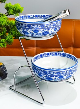 酒店自助早餐调料架商用餐具器皿火锅店小菜展示盒小料台架子