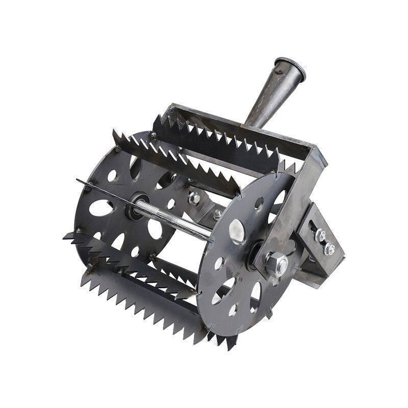 New wheeled weeding artifact multi-functional hand push loose soil hoe micro tiller loose soil weeding artifact thickened manual