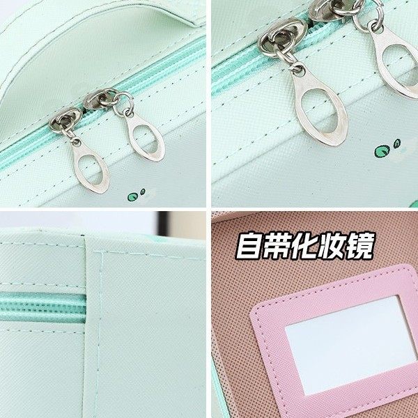 卡通手提化妆包儿童生日礼品盒创意可爱大容量化妆箱小收纳箱,淘宝优惠券,粉丝福利购,淘宝优惠卷