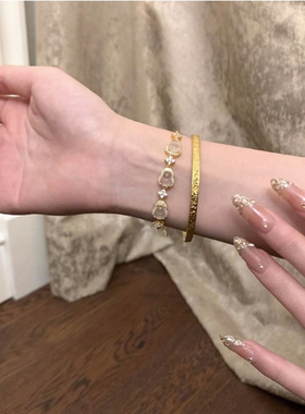 金财福禄微镶葫芦手链