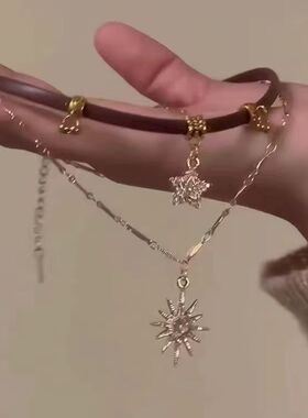 金蝶飞舞~美拉德蝴蝶流苏双层项链异域风小众高级感choker颈链女