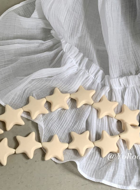 小众ins韩系蓝色硅胶立体五角星多巴胺手机包包相机挂件高级包挂