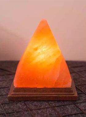 盐灯 聚宝盆 马拉雅水晶盐灯创意摆件雕刻盐灯开业送礼风水招财灯