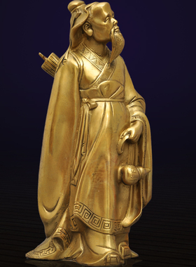 黄铜华佗像医圣神医铜像医院诊所药店装饰品工艺品送名医礼品