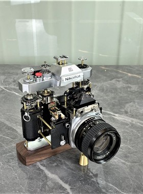 空间爆炸相尼康真拆解相别墅老工匠手工艺品立体古董