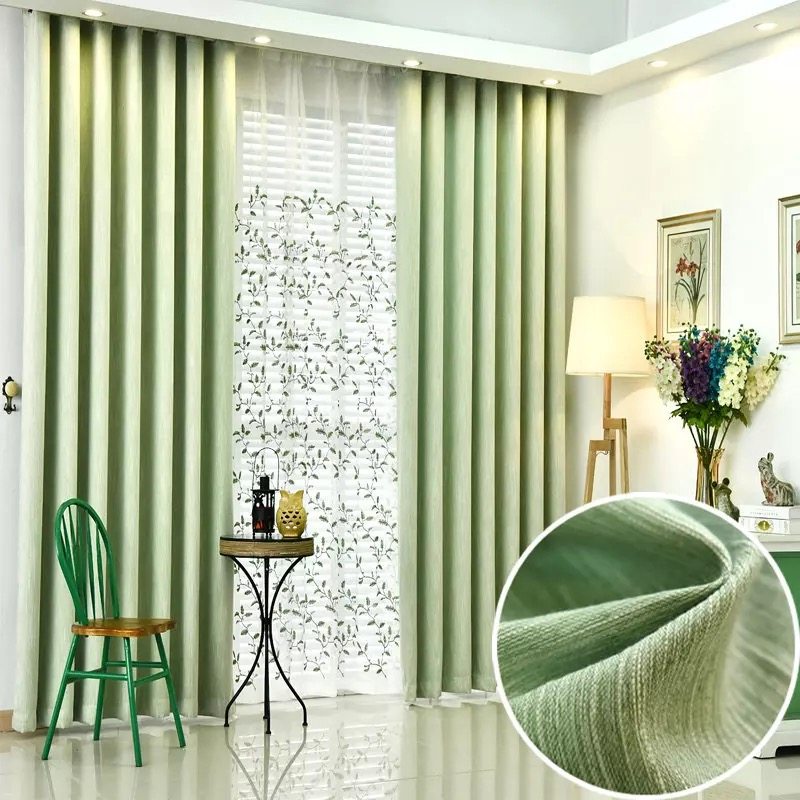 高档现代竹节棉麻窗帘客厅卧室加厚纯色窗帘定制成品,淘宝优惠券,粉丝福利购,淘宝优惠卷