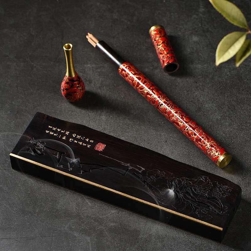 中国风红木香炉漆器茶道禅意家用室内供佛熏香木质不工卧香炉香盒,淘宝优惠券,粉丝福利购,淘宝优惠卷