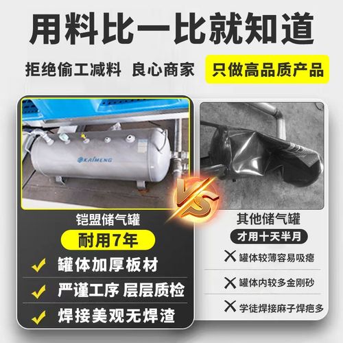 300l200l100l卧式储气罐150l带安装板真空泵负压罐稳压缓冲压力罐 - 图1