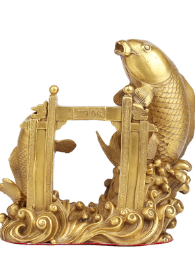 铜鱼鲤鱼 跃龙门选家居装饰工艺品创意领导送礼