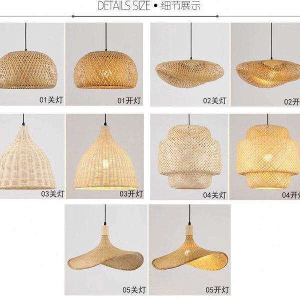 竹编吊灯竹艺禅意茶室中式餐厅民宿灯具日式藤编灯笼可移位轨道灯,淘宝优惠券,粉丝福利购,淘宝优惠卷