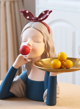 创意泡泡休闲食品盘盘客厅茶几超市散称零食区美陈