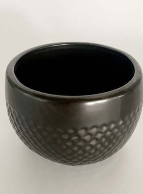 新陶瓷瓶 手工黑色器工艺 软装器艺